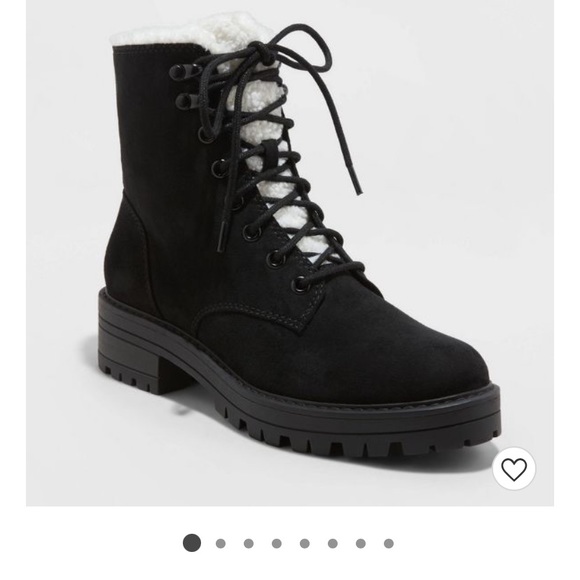 white combat boots target